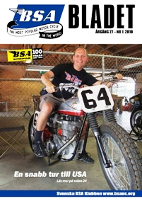Click for bigger picture - BSA Bladet nr 1 2010, BSA 500 Gold Star Dirt Track ex Dick Mann.