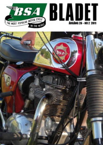 Click for bigger picture - BSA Bladet nr 2 2011, We look at BSA A50 / A65 witch turns 50 years this summer.