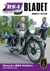 Click for bigger picture - BSA Bladet nr 2 2016, BSA M22 1939.